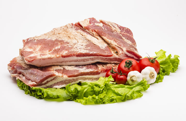 Pancetta tesa salata